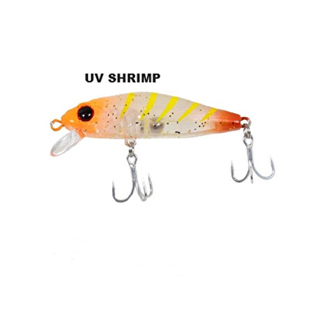 Ryuji Süper Minnow 5,5cm 5gr Maket Yem UV Shrimp