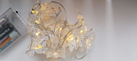 Ramazan Temalı Pilli Sarkıt Led Gün Işığı 20li