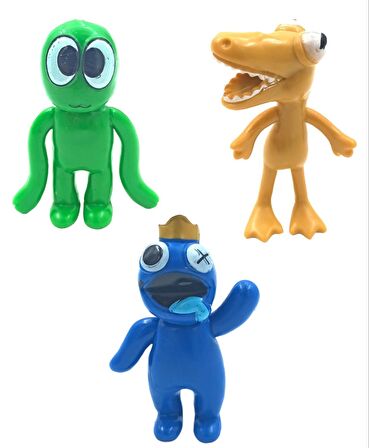 Rainbow Friends Aksiyon Figür Oyuncakları 6'lı Set 