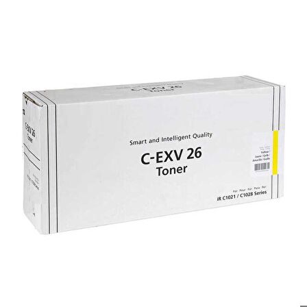 Tonersepeti Canon C-EXV-26 Muadil Sarı Fotokopi Toner