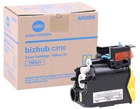 Tonersepeti Konica Minolta TNP-51 Sarı Muadil Toner