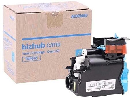 Tonersepeti Konica Minolta TNP-51 Mavi Muadil Toner