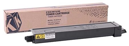 Tonersepeti Kyocera TK-8315 Siyah Muadil Fotokopi Toner