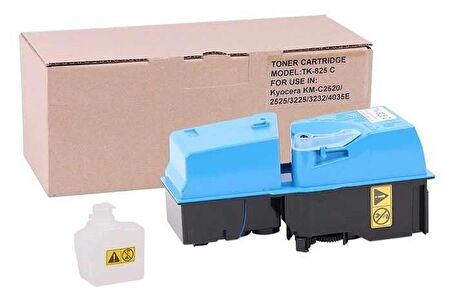 Tonersepeti Kyocera Mita TK-825 Mavi Muadil Toner