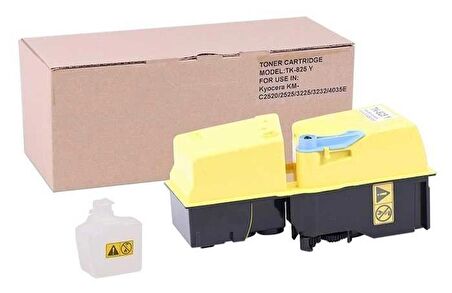 Tonersepeti Kyocera Mita TK-825 Sarı Muadil Toner