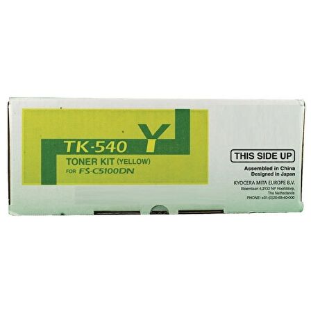 Tonersepeti Kyocera Mita TK-540 Sarı Muadil Toner