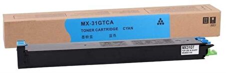 Tonersepeti Sharp MX-31GTCA Mavi Muadil Fotokopi Toner