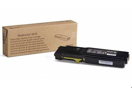 Tonersepeti Xerox Workcentre 6655 Sarı Muadil Toner