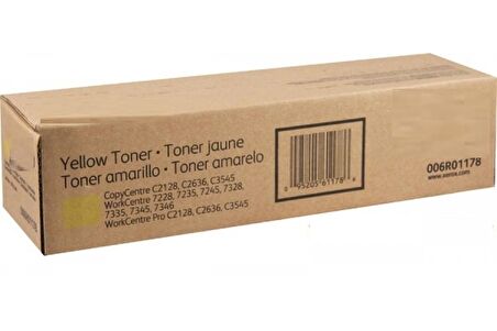 Tonersepeti Xerox Workcentre 7328-006R01178 Sarı Muadil Fotokopi Toner