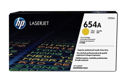 Tonersepeti Hp 654A-CF332A Orjinal Sarı Toner