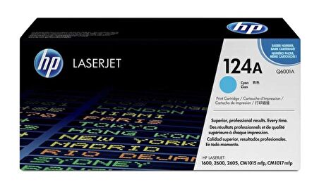 Tonersepeti Hp 124A-Q6001A Mavi Orjinal Toner