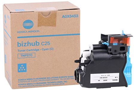 Tonersepeti Konica Minolta TNP-27 Mavi Orjinal Toner