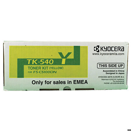 Tonersepeti Kyocera Mita TK-540 Sarı Orjinal Toner