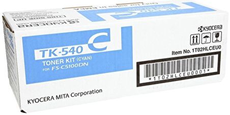 Tonersepeti Kyocera Mita TK-540 Mavi Orjinal Toner