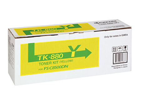 Tonersepeti Kyocera Mika TK-880 Sarı Orjinal Toner