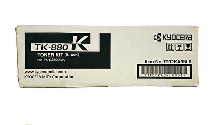 Tonersepeti Kyocera Mika TK-880 Siyah Orjinal Toner