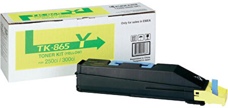 Tonersepeti Kyocera Mita TK-865 Sarı Orjinal Fotokopi Toner