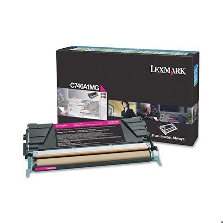 Tonersepeti Lexmark C746 C746A1MG Kırmızı Orjinal Toner