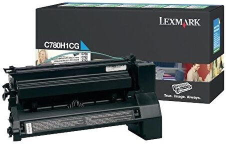 Tonersepeti Lexmark C782-C780H1CG Mavi Orjinal Toner 10K.