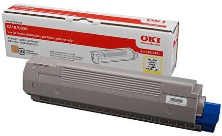 Tonersepeti Oki C810-44059117 Orjinal Sarı Toner