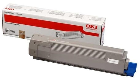 Tonersepeti Oki C801-44643005 Orjinal Sarı Toner