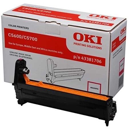Tonersepeti Oki C5600-43381706 Orjinal Kırmızı Drum Ünitesi