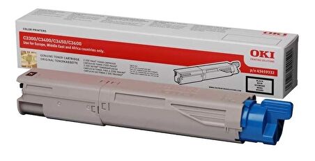 Tonersepeti Oki C3300-43459348 Siyah Orjinal Toner Y.K.