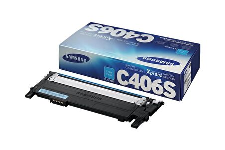 Tonersepeti Samsung CLT-C406S Mavi Orjinal Toner