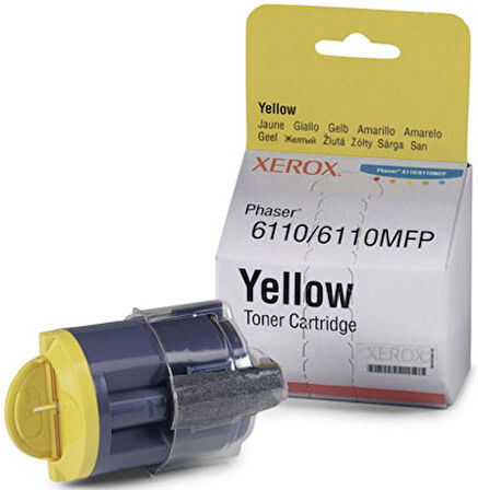 Tonersepeti Xerox Phaser 6110-106R01204 Orjinal Sarı Toner