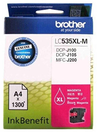 Tonersepeti Brother LC535XL Kırmızı Orjinal Kartuş