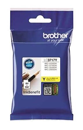 Tonersepeti Brother LC-3717 Sarı Orjinal Kartuş