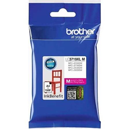 Tonersepeti Brother LC3719XL Kırmızı Orjinal Kartuş