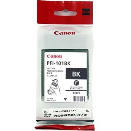 Tonersepeti Canon PFI-101BK Siyah Orjinal Kartuş