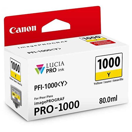 Tonersepeti Canon PFI-1000Y Orjinal Sarı Kartuş