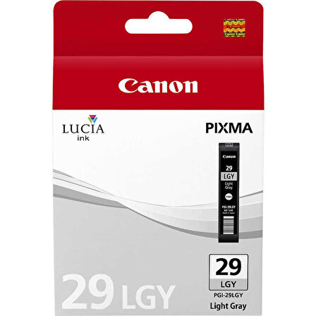 Tonersepeti Canon PGI-29 LGY Orjinal Açık Gri Kartuş