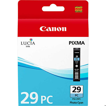 Tonersepeti Canon PGI-29 PC Orjinal Foto Mavi Kartuş