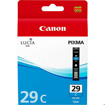 Tonersepeti Canon PGI-29 C Orjinal Mavi Kartuş