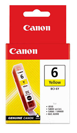 Tonersepeti Canon BCI-6 Orjinal Sarı Kartuş