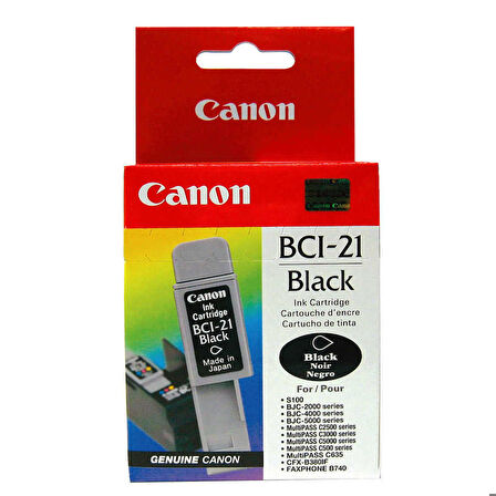 Tonersepeti Canon BCI-21 Orjinal Siyah Kartuş