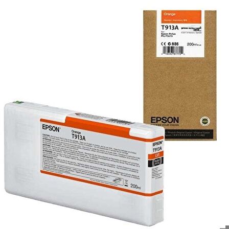 Tonersepeti Epson T913A-C13T913A00 Turuncu Orjinal Kartuş