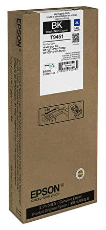 Tonersepeti Epson T9451XL-C13T945140 Siyah Orjinal Kartuş Y.K