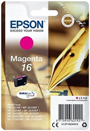 Tonersepeti Epson T1623-C13T16234020 Kırmızı Orjinal Kartuş