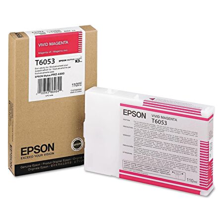 Tonersepeti Epson T6053-C13T605300 Orjinal Kırmızı Kartuş