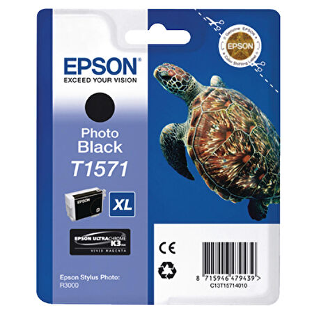 Tonersepeti Epson T1571-C13T15714010 Orjinal Foto Siyah Kartuş
