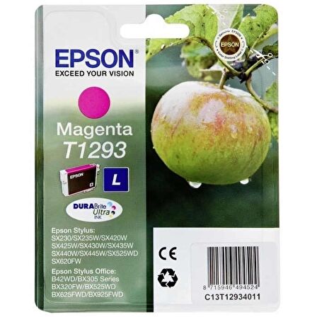 Tonersepeti Epson T1293-C13T12934010 Orjinal Kırmızı Kartuş