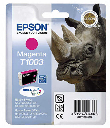 Tonersepeti Epson T1003 C13T10034020 Orjinal Kırmızı Kartuş