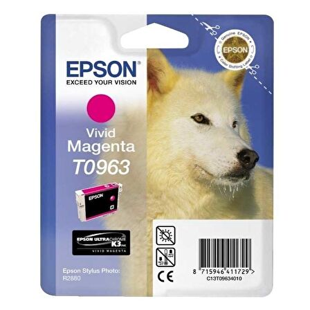 Tonersepeti Epson T0963 C13T09634020 Orjinal Kırmızı Kartuş