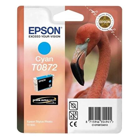 Tonersepeti Epson T0872 C13T08724020 Orjinal Mavi Kartuş