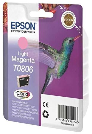 Tonersepeti Epson T0806-C13T08064020 Orjinal Açık Kırmızı Kartuş