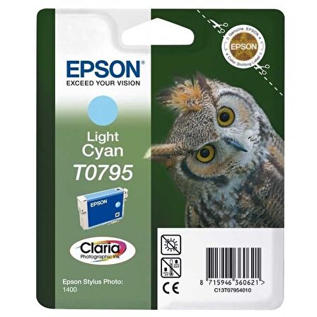 Tonersepeti Epson T0795-C13T07954020 Orjinal Açık Mavi Kartuş